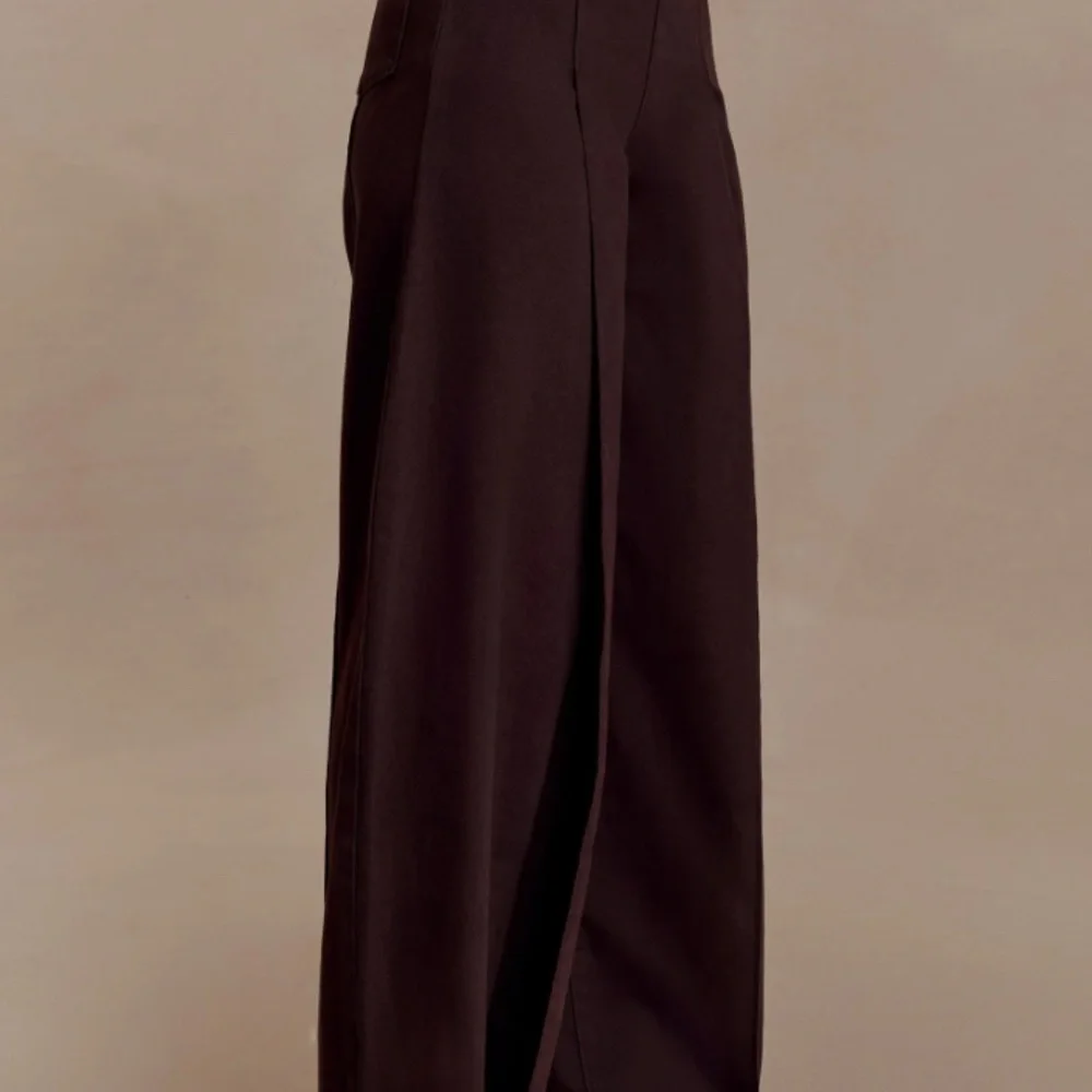 Meshki Dark Brown Wide Leg Jeans - Picture 5 of 14
